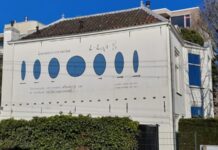 Science as street art in Leiden