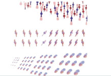 Simulating phases of matter in magnetic materials with qubits